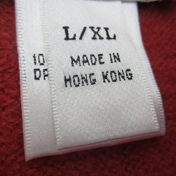 Vintage Talbots Cape Women L / XL Orange 100% Wool Toggle Knit Shawl Cape - Picture 8 of 11